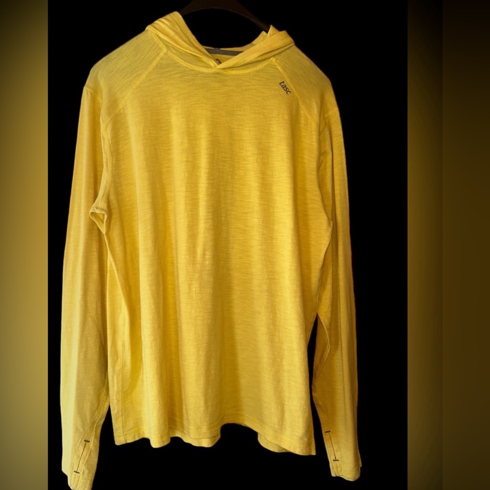 Yellow Long Sleeve Hoodie Tee